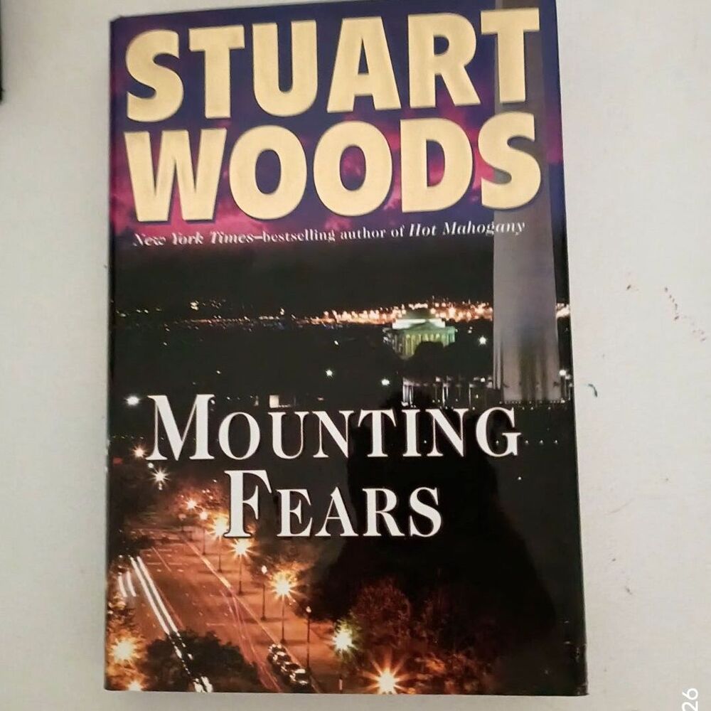 tuart Woods Stone Barrington Series Book Lot - Set of 8 Mystery Thriller Novels